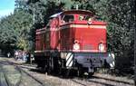 V 60 11011 der Fränkischen Museums-Eisenbahn (FME) bei der Parade zum Jubiläum 100 Jahre DB Museum Nürnberg am 16.10.1999.