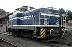 Diesellok der Regentalbahn REG in Lam am 08.09.1997. Bezeichnung und weitere Daten leider unbekannt. Es ist eine stangengekuppelte D-Diesellok mit der Nummer an der Seite D 08 oder D 38. Kann jemand weitere Angaben machen? Antwort und Hilfestellung von Armin Scharz:
 Es ist die ex DR V 60 1391, sie wurde 1967 von LEW (VEB Lokomotivbau Elektrotechnische Werke „Hans Beimler“ Hennigsdorf) unter der Fabriknummer 11672 gebaut und an die DR - Deutsche Reichsbahn geliefert.

Die V60 ab Baureihe V 60.12 wurden in Hennigsdorf gebaut, die Entwicklung stammt von LKM (VEB Lokomotivbau Karl Marx Babelsberg), die Baureihe V 60.10 wurden noch in Babelsberg gebaut.

1970 erfolgte die Umzeichnung in DR 106 391-6 und 1992 in DR 346 391-6 und im Dezember 1993 wurde sie noch von der DR ausgemustert und an die RBG - Regental Bahnbetriebs-GmbH als D 08 verkauft. Im Januar 1998 wurde sie an die EKO Stahl GmbH in Eisenhüttenstadt („48“) verkauft, über Bombardier ging sie 2004 an die hvle - Havelländische Eisenbahn AG.  Danke Armin.