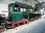 Jung Tr�mmerbahn der Stra�enbahn Stuttgart im Stra�enbahn-Museum Stuttgart am 09.10.2014.