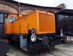 Die 102 188-0 (V23), von Lokomotivbau  Karl Marx  Babelsberg, Fabriknummer 265 088, Baujahr 1970 ist beim 7. Dampfloktreffen in Dresden ausgestellt, am 17.04.2015.