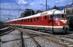 DB VT 08 520 der Fußball Weltmeisterzug 1954 in Chur am 30.08.1999.