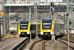 622 453 und 622 830 von SWEG RS 51 in Ulm am 09.02.2023.