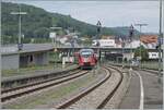 Der DB 644 058 erreicht als RB nach Lauchringen den Bahnhof von Waldshut. 

6. Sept. 2023  