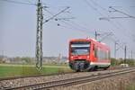 650 325-3 als RB 28 bei Neu-Ulm Pfuhl am 22.04.2022.