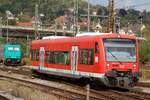 650 111-8 und im Hintergrund 185 575-8 in Ulm am 15.09.2007.
