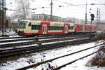 650 der HzL Nr.203 und 650 der DB in Ulm am 10.01.2006.