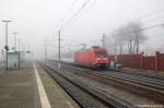 101 027-1 mit dem EC 249 von Hamburg-Altona nach Krakow Glowny in Rathenow.