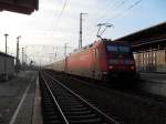 IC 2385 mit 101 076 am Schluss des Zuges fuhr am 31.12.2011 in Richtung Frankfurt. 