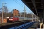 BR 101/178893/101-129-5-mit-dem-ic-142 101 129-5 mit dem IC 142 von Berlin Ostbahnhof nach Amersfoort in Rathenow. 04.02.2012