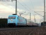 101 102-2 mit IC durch Eisenach Ri. Bebra am 27.02.2014