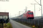 101 081-8 mit IC durch Eisenach Ri. Bebra am 07.03.2014