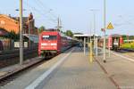 BR 101/446615/101-030-5-mit-dem-ic-2242 101 030-5 mit dem IC 2242 (Berlin Ostbahnhof - Münster(Westf)Hbf) bei der Einfahrt in Rathenow. 13.08.2015