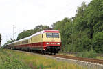 BR 101/858275/101-001-6-auf-den-weg-nach 101 001-6 auf den Weg nach Warnemünde. Tostedt - Dreihausen, 10.08.2024.