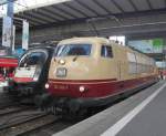 am 29.08.2014 waren 103 245-7 und ES 64 U2-026 zu Gast in München Hbf.
