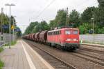BR 139/451173/139-132-5-db-schenker-rail-deutschland 139 132-5 DB Schenker Rail Deutschland AG mit einem Kalizug in Bienenbüttel und fuhr weiter in Richtung Uelzen. 04.09.2015