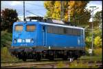 am 27.09.2013 war die 140 038-0 im Bahnhof Rostock-Bramow zu Gast.