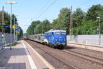 BR 140/516303/140-774-1-evb-logistik-mit-einem 140 774-1 evb logistik mit einem leeren Autotransportzug in Bienenbüttel und fuhr weiter in Richtung Uelzen. 26.08.2016