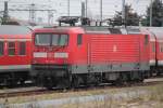 112 133-4 von DB Regio Rostock wollte keiner haben,so stand sie am 26.11.2011 ganz alleine ohne Zug im BW Rostock Hbf abgestellt.