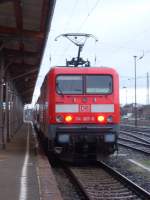 114 007 fuhr am 17.12.2011 mit RB 29 (RB 27572)nach Salzwedel (Stendal->Salzwedel)