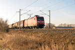 BR 145/540544/145-007-1-db-cargo-mit-einem 145 007-1 DB Cargo mit einem gemischtem Güterzug von Seelze nach Seddin in Nennhausen. Netten Gruß zurück! 14.02.2017
