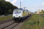 BR 146/152760/me-146-532-7-einfahrt-auf-gleis ME 146 532-7 Einfahrt auf Gleis 3 im Bahnhof Tostedt am 27.07.2011.