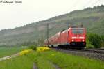 146 240-7 mit RE durch Thüngersheim am 10.05.2014