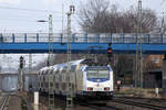 ME 146-05 verlässt am 31.12.2011 den Tostedter Bahnhof.