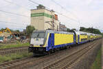 146 512 verl�sst den Tostedter Bahnhof und macht sich auf den Weg nach Hamburg.