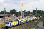 146-03 f�hrt am 20.08.2026 in den Tostedter Bahnhof ein. 