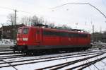 Am 21.02.2011 Stande die DB 151 031-2 in Bahnhof Stade Abgestellt.