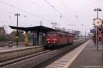 Durch Uelzen fuhren die zwei AK 151er 151 113-8 & 151 098-1 der DB Schenker Rail Deutschland AG und fuhren in Richtung Lüneburg weiter. 04.02.2014