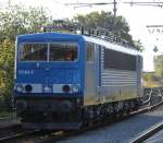 BR 155/369480/die-neue-155-045-9-der-firma Die neue 155 045-9 der Firma PRESS Eisenbahn-Bau-und Betriebsgesellschaft Pressnitztalbahn mbH lies sich am 23.09.2014 in Rostock-Bramow blicken.