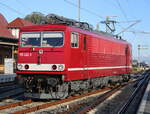 BR 155/863854/die-freude-war-am-morgen-des Die Freude war am Morgen des 06.10.2024 bei mir groß als 155 222-3 zu Gast in Warnemünde war.