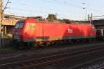 Die MEG 803 ( 156 003-6 ) steht am Frühen Morgen des 17.07.2014 um kurz nach 06:00 Uhr in Hamburg Harburg Abgestellt.
