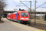 182 002 mit IRE nach Berlin Ostbahnnhof am 26.03.2015 in Hamburg-Harburg