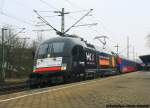 MRCE / BTE 182 536 mit HKX 1802 in Hamburg-Harburg am ??.02.2016