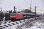 185 150 bei der Durchfahrt in Hannover Ahlten