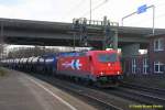 27/01/2015:  RHC 185 631 mit Kesselwagenzug in Hamburg-Harburg auf dem Weg nach Hamburg-Hohe Schaar