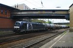 BR 185/493859/ctll-185-563-mit-kesselwagenzug-am CTLL 185 563 mit Kesselwagenzug am 29.04.2016 in Hamburg-Harburg Richtung Süden