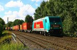 BR 185/520695/emons-185-612-mit-containerzug-am Emons 185 612 mit Containerzug am 06.09.2016 in Hamburg-Moorburg