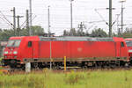 BR 185/859190/185-323-0-am-18082024-waehrend-ihrer 185 323-0 am 18.08.2024 während ihrer Wochenendruhe. Seevetal - Maschen (Rangierbahnhof).