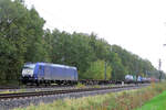 185 502-2 kommt aus Richtung Hamburg und durchf�hrt am 23.10.2026 Tostedt - Dreihausen.
