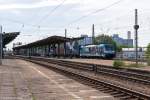 186 110  Rail Magazine  Railpool GmbH für Rurtalbahn Cargo GmbH mit einem Containerzug in Magdeburg-Neustadt und fuhr weiter in Richtung Biederitz.