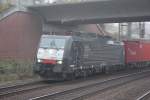 BR 189/166792/itl-es-64-f4-210-kommt-durch ITL ES 64 F4-210 kommt durch Hamburg Harburg am 09.11.2011