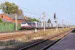 ES 64 F4 - 212 (189 212-4) MRCE Dispolok GmbH für ERSR - ERS Railways B.V. mit einem KLV in Großwudicke und fuhr weiter in Richtung Stendal. 09.09.2016