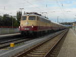 Am 16.Juni 2019 durcheilte die AKE E10 1309 mit dem Rheingold den Bahnhof Bergen/Rügen.