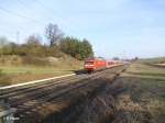 101 051-1 zieht RE4040 Ingolstadt bei Fahlenbach.