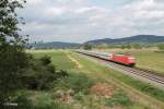 101 086-7 schiebt bei Großsachsen-Heddesheim den IC 2276 Karlsruhe - Hamburg Altona. 28.05.15