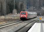 101 133-7 mit IC in Jettingen am 22.02.2012.