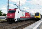 101 076-8 mit Werbung Cewe Fotobuch und GoAhead ET 5.14 in Amstetten am 03.07.2020.